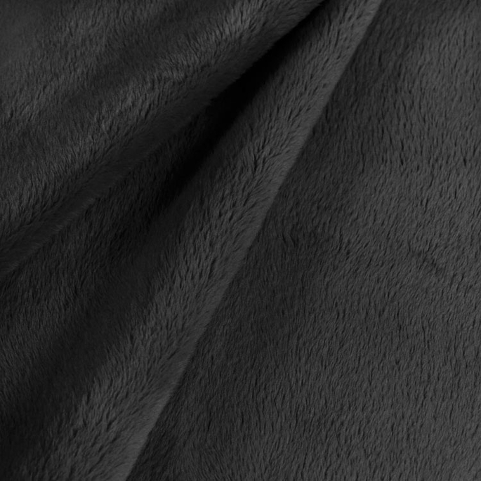 Black Minky Fabric image 1 of 1