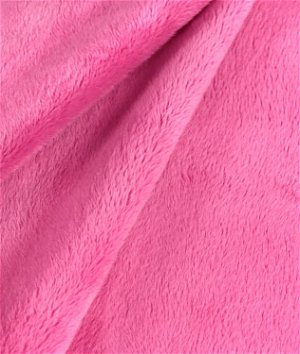 Hot Pink Minky Fabric