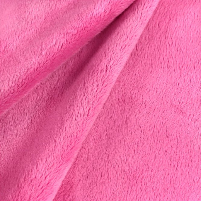 Hot Pink Minky Fabric