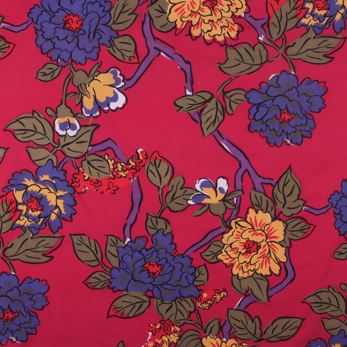 RK Classics Perry Ellis Wakita Magenta Fabric image 1 of 4