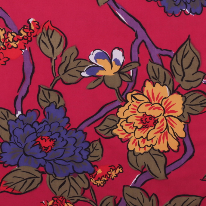 RK Classics Perry Ellis Wakita Magenta Fabric image 2 of 4