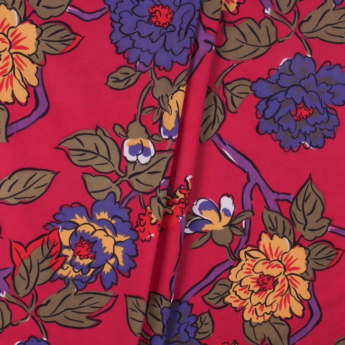 RK Classics Perry Ellis Wakita Magenta Fabric image 3 of 4