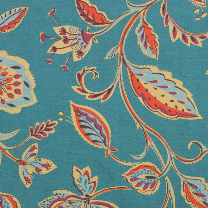 RK Classics Collier Campbell Moresco Teal Fabric image 2 of 3