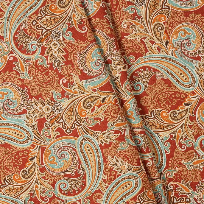 RK Classics Outdoor Salemi Rust Fabric image 2 of 2