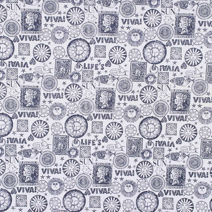 RK Classics Viva Cotton Knit White Fabric image 1 of 2