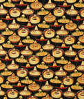 Robert Kaufman Salsa Picante Black Fabric