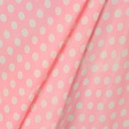 RK Classics White on Pink Dot Fabric