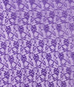 RK Classics Purple Floral Lace