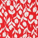 John Kaldor Tulip Field Crimson Fabric thumbnail image 2 of 3