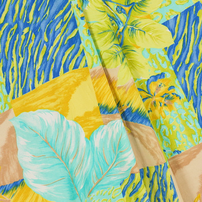 RK Classics Tropical Aguada Turquoise Fabric image 2 of 3
