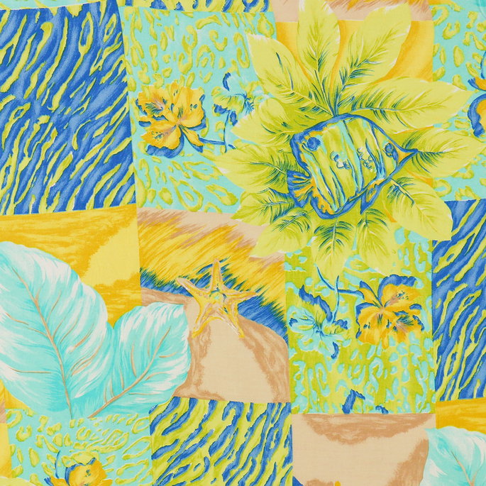 RK Classics Tropical Aguada Turquoise Fabric image 3 of 3