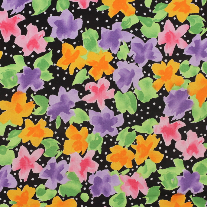 RK Classics Neon Floral Garden Fabric image 1 of 3