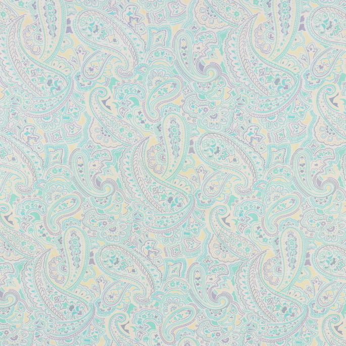 RK Classics Summer Paisley Blue Fabric image 1 of 3