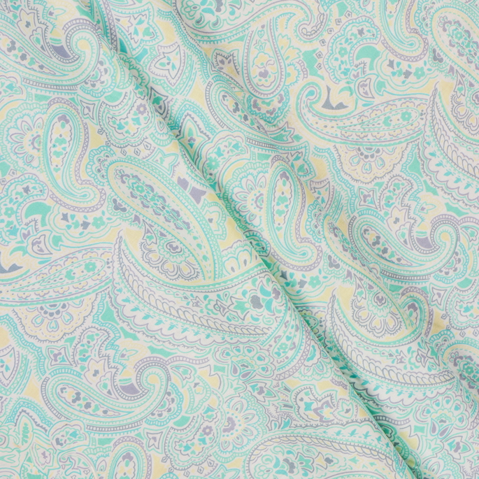 RK Classics Summer Paisley Blue Fabric image 3 of 3