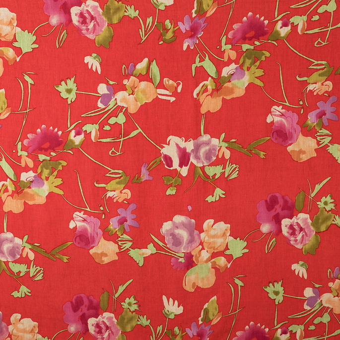 RK Classics Vintage Savanne Vermilion Fabric image 1 of 3