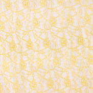 RK Classics Yellow Floral Lace Fabric