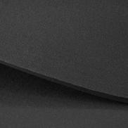 2mm Black Nylon Double Lined Neoprene Sheet - SBR