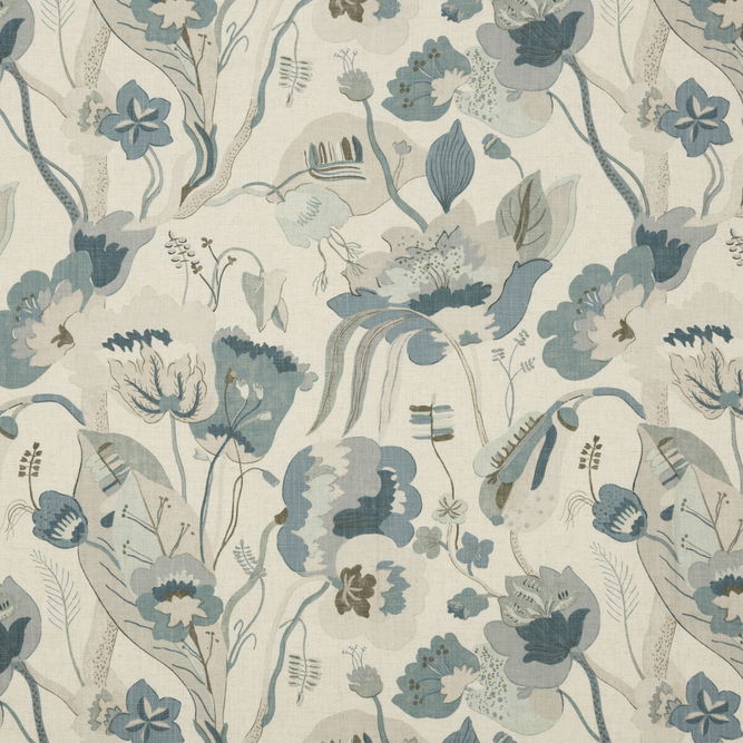 GP &amp; J Baker California Linen/Denim Fabric