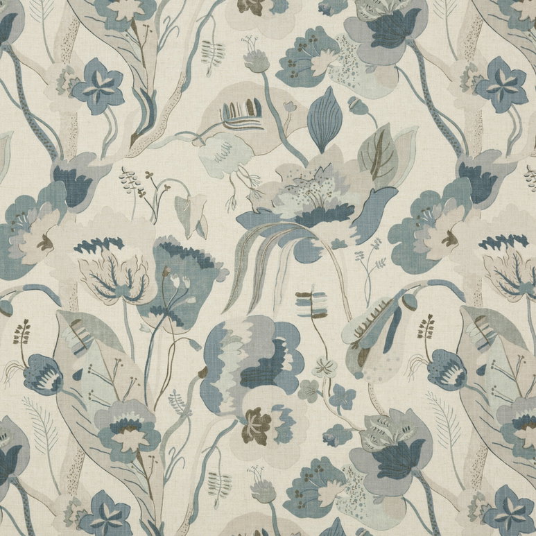 GP &amp; J Baker California Linen/Denim Fabric
