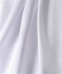 White Polyester Performance Jersey Knit Fabric