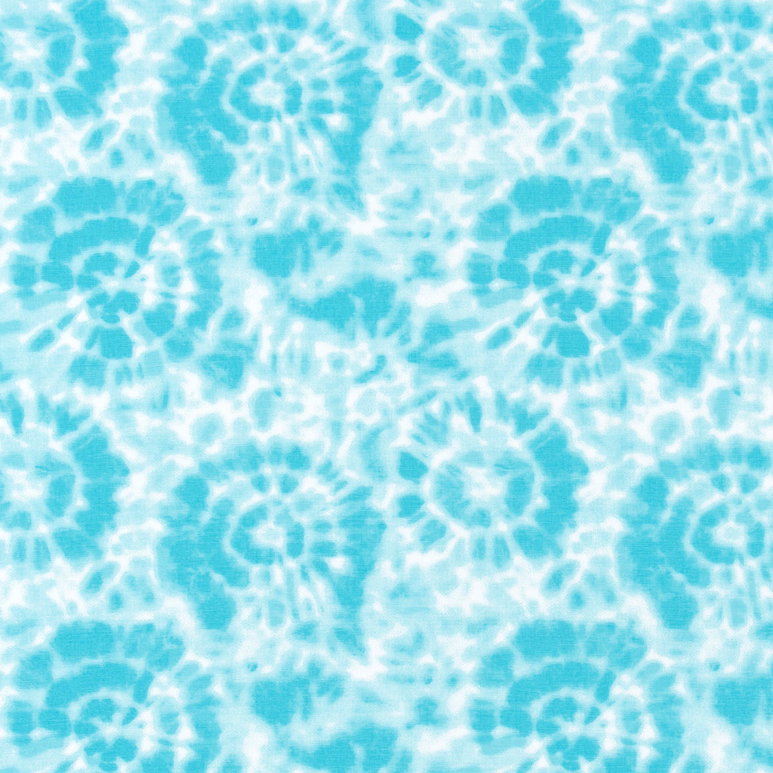 Premier Prints Spiral Girly Blue Canvas Fabric