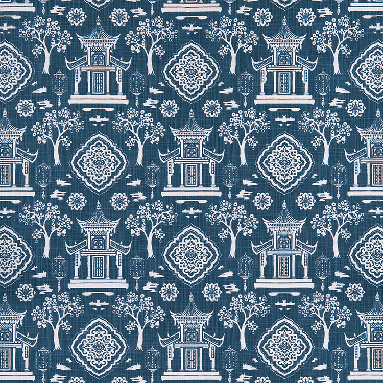 Premier Prints Spirit Regal Navy Slub Canvas Fabric