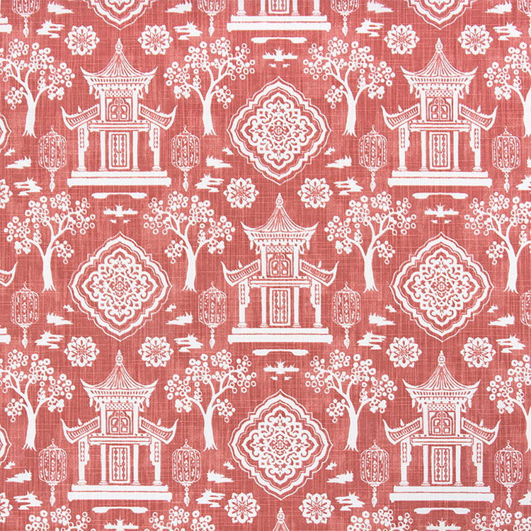 Premier Prints Spirit Scarlet Slub Canvas Fabric