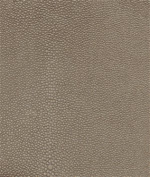 Brown Metallic Faux Leather Vinyl Ekokuir Fabric by Stof France - modeS4u