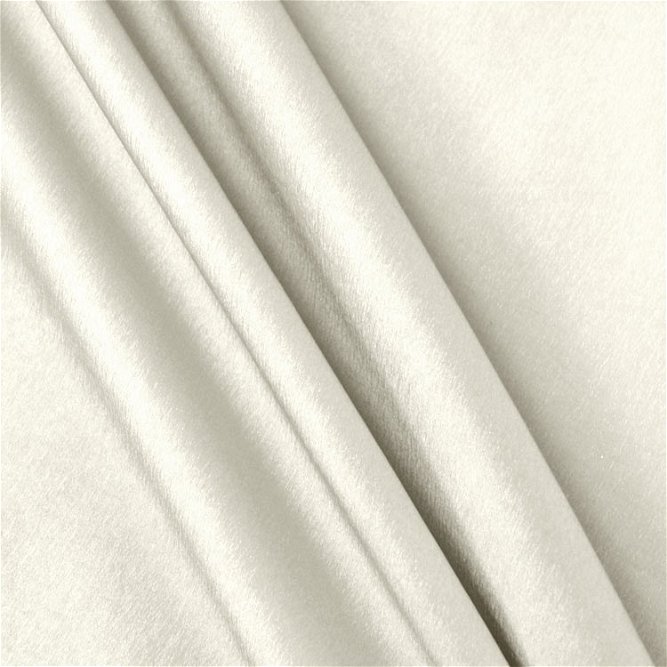 Ivory Stretch Taffeta Fabric