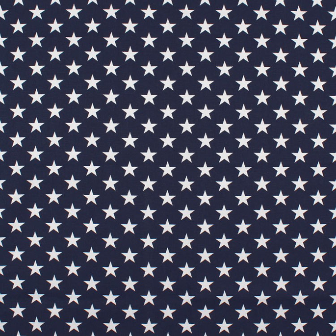 Premier Prints Stars Blue Canvas Fabric image 1 of 3