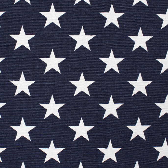 Premier Prints Stars Blue Canvas Fabric image 2 of 3