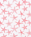Scott Living Starfish Sunset Coral Luxe Canvas Fabric