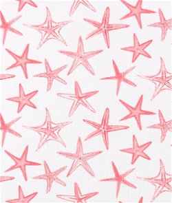 Scott Living Starfish Sunset Coral Luxe Canvas