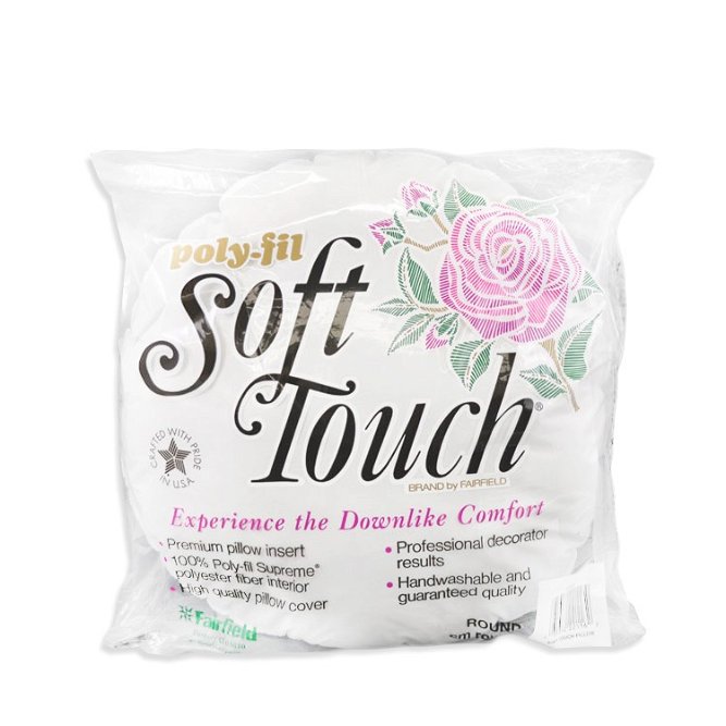Fairfield Soft Touch Poly-Fil Supreme Pillow Form - 16&quot; Round