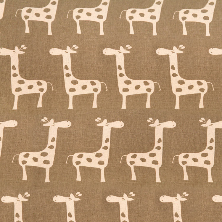 Premier Prints Stretch Maple/Natural Canvas Fabric