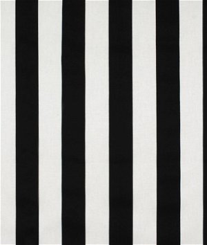 Premier Prints Stripe Black/White Fabric