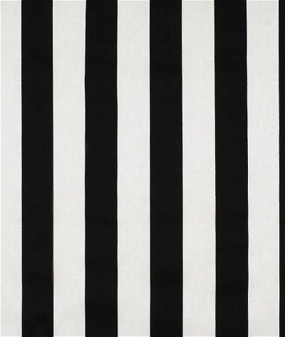 Premier Prints Stripe Black/White Canvas Fabric