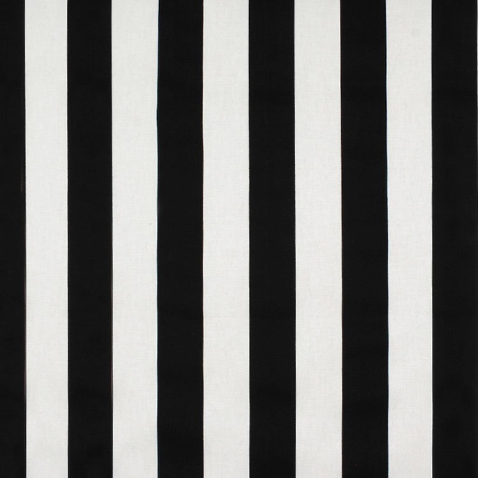 Premier Prints Stripe Black/White Canvas Fabric image 1 of 4