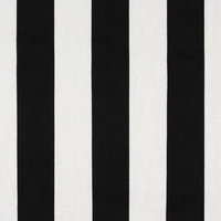 Premier Prints Stripe Black/White Canvas Fabric