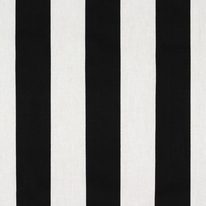 Premier Prints Stripe Black/White Canvas Fabric image 2 of 4
