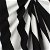 Premier Prints Stripe Black/White Fabric - Image 3