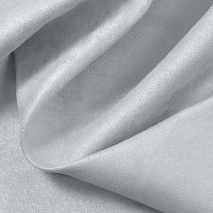 Silver Microsuede Fabric image 2 of 2