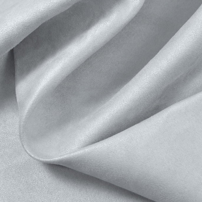 Silver Microsuede Fabric image 2 of 2