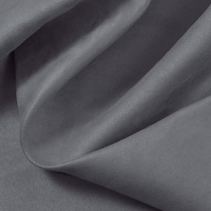 Gray Microsuede Fabric image 2 of 2
