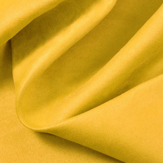 Yellow Microsuede Fabric image 2 of 2