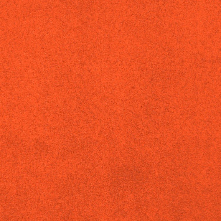 Dark Orange Microsuede Fabric