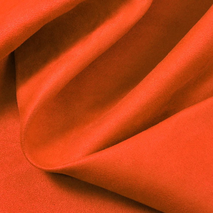 Dark Orange Microsuede Fabric image 2 of 2