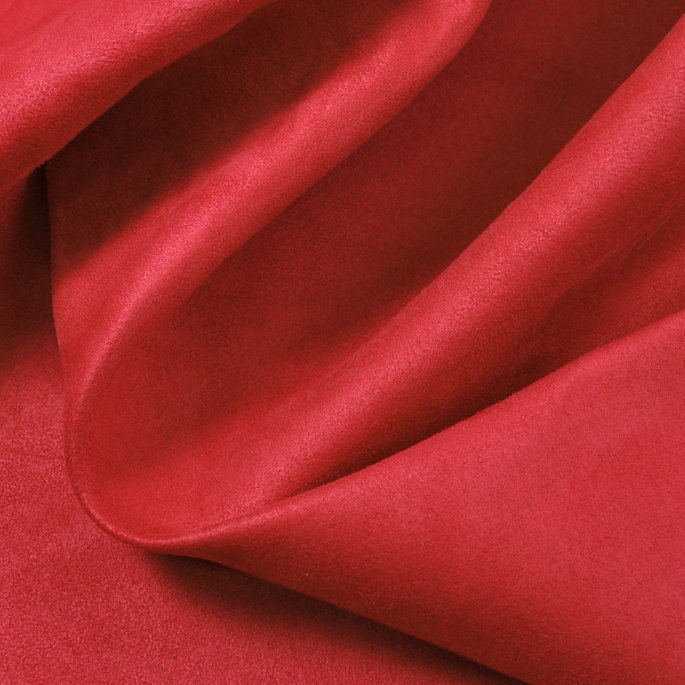 Red Microsuede Fabric image 2 of 2