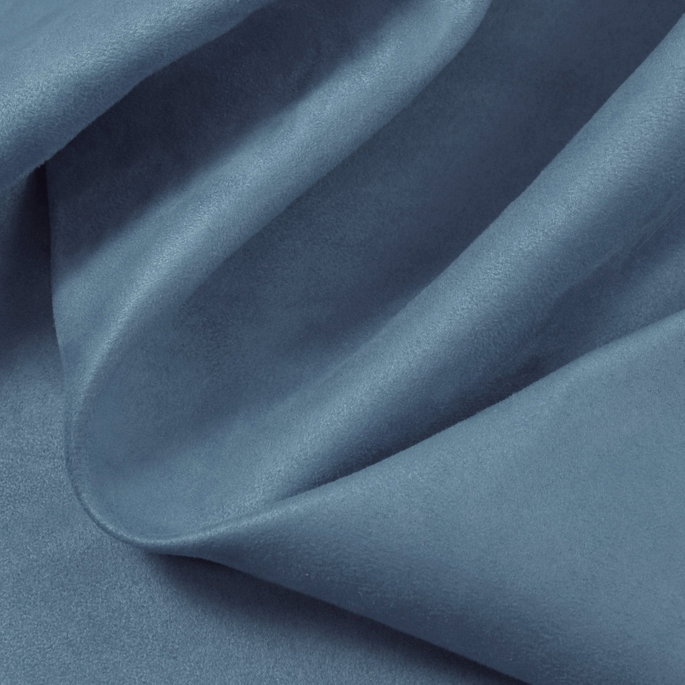 Copen Blue Microsuede Fabric image 2 of 2