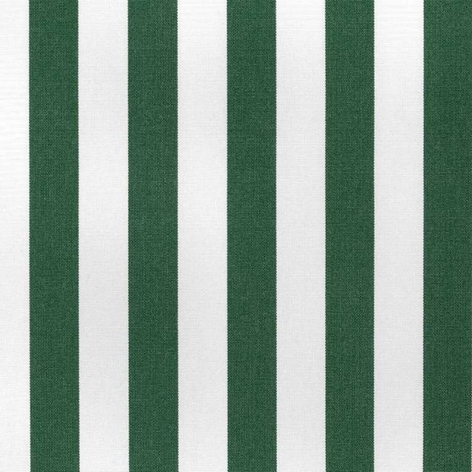 Suntex Sun Duck Forest Green Stripe Fabric image 1 of 1